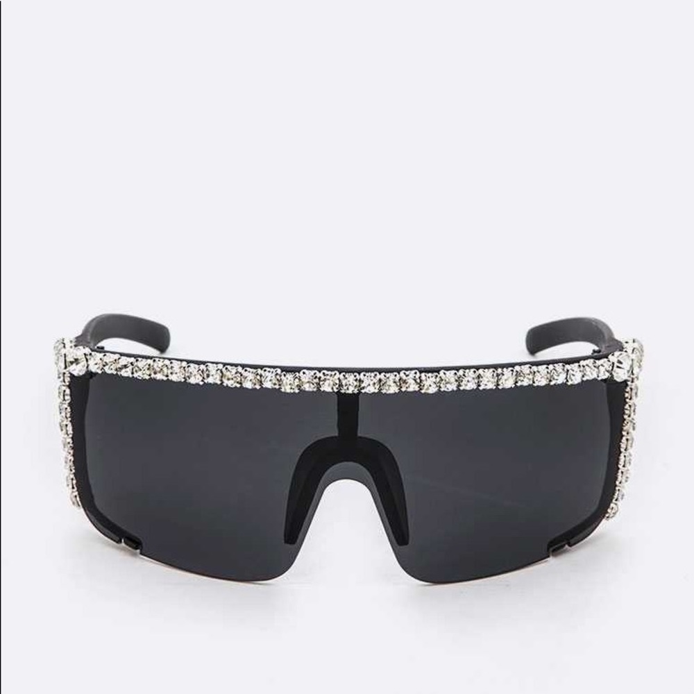 Diamond shield sunglasses